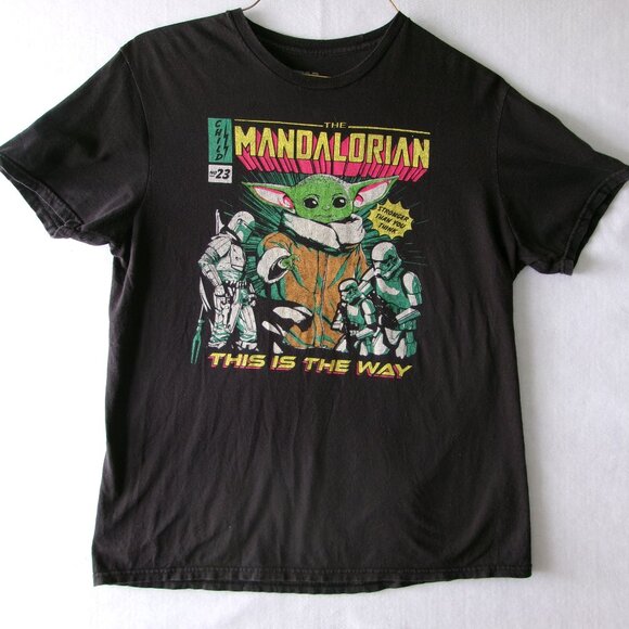 The Mandolorian Star Wars FifthSun T-Shirt Men's Large - Picture 1 of 3